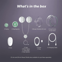 Elvie Stride Hospital-Grade App-Controlled Breast Pump | Hands-Free Wearable Ultra-Quiet Electric Breast Pump with 2-Modes