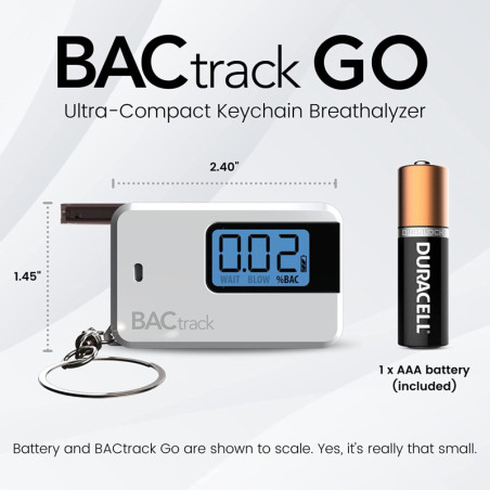 Éthylotest Porte-Clés BACtrack : Fiable, Précis & Rechargeable - Votre Allié Sécurité !