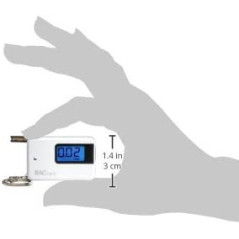 BACtrack Go Keychain Breathalyzer (White) | Ultra-Portable Pocket Keyring Alcohol Tester for Personal Use