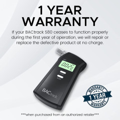BACtrack S80 Breathalyzer | Professional-Grade Accuracy | DOT & NHTSA Approved | FDA 510(k) Cleared | Portable Breath Alcohol