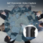 NexiGo 360° 4K Conference Camera: AI Tracking, Noise Cancelling - Crystal Clear Meetings!