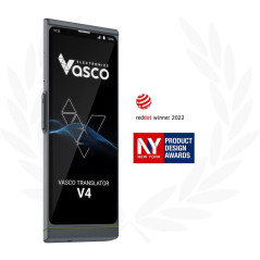 Vasco V4 Language Translator Device | 108 Languages | Free Lifetime Internet for Translations in Almost 200 Countries | Model
