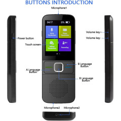 lotorasia Language Translator Portable Instant Translator Device Support WiFi/Hotspot/Offline Two- Way Real Time Online 137