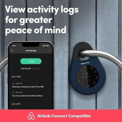 igloohome Keybox 3E (NEW!) - Spacious Key Safe w/ Airbnb Sync - Bluetooth & Pin Access Offline