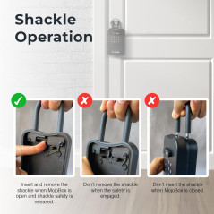 A secure and smart Bluetooth digital lockbox, the MojoBox offers versatile access anytime, anywhere.
