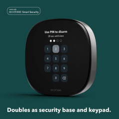 Convenient keypad for unlocking doors, designed for ecobee Premium Smart Thermostat.c