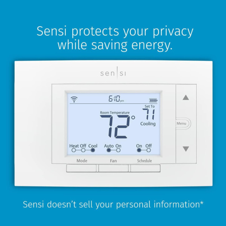 Sensi dEmerson: Votre Thermostat Intelligent Wi-Fi Éco pour une Maison Confortable! Sensi dEmerson: Votre Thermostat Intelligent Wi-Fi Éco pour une Maison Confortable!