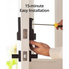 eufy Security C210 Smart Lock, 5-in-1 Keyless Entry Door Lock, Built-in WiFi Deadbolt, Smart Door Lock, No Bridge Required, Easy