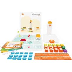 Fun & educational toy set: Contains a coding robot toy and other toys for kids aged 4-10.