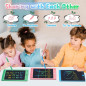 FLUESTON Kids LCD Writing Tablet 3-Pack: Dinosaur, Unicorn & Whale Doodle Boards - Educational & Fun! FLUESTON Kids LCD Writing Tablet 3-Pack: Dinosaur, Unicorn & Whale Doodle Boards - Educational & Fun!