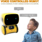 Robot Interactif 98K: Danse, Chante, et Apprend! Contrôle Vocal & Tactile, Jouet Éducatif Idéal Robot Interactif 98K: Danse, Chante, et Apprend! Contrôle Vocal & Tactile, Jouet Éducatif Idéal