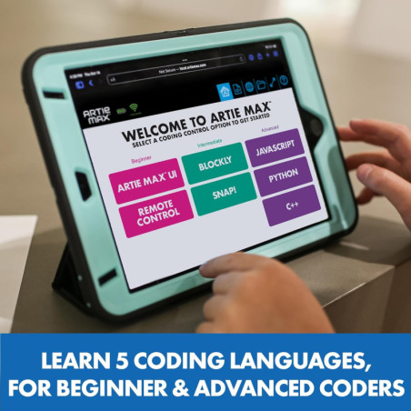 Artie Max: Coding Robot Artist for Kids - Learn to Code & Draw!