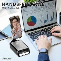 Support Téléphone Funistree avec Enceinte Bluetooth