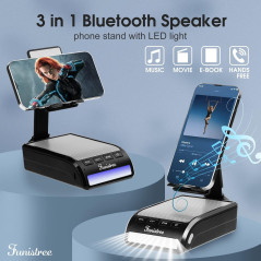 Elevate your tech game with this smartphone holder equipped with a wireless charging pad, offering both style and functionality.