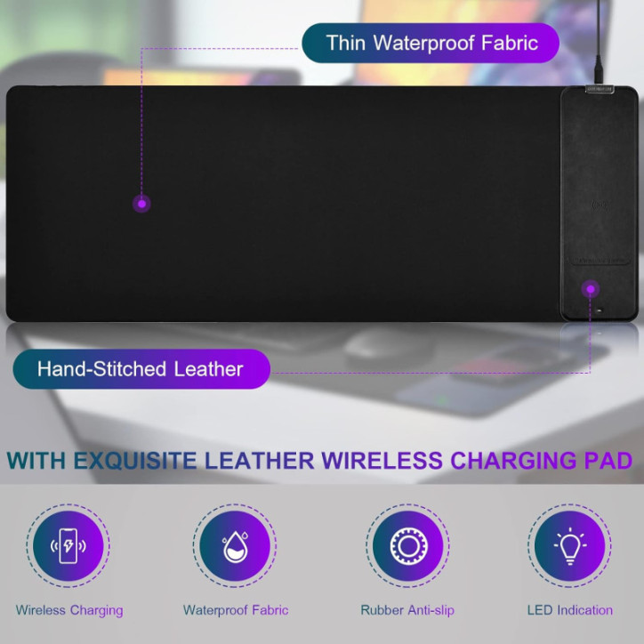 FutureCharger Wireless Charging Desk Pad: Power Up Your Workspace! FutureCharger Wireless Charging Desk Pad: Power Up Your Workspace!