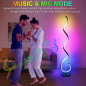 BESKETIE Smart Spiral Floor Lamp: RGB LED, App Control, Music Sync - Modern Home Lighting BESKETIE Smart Spiral Floor Lamp: RGB LED, App Control, Music Sync - Modern Home Lighting