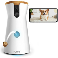 Caméra Furbo pour Chiens: Surveillance HD & Lancer de Friandises