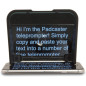 Parrot Teleprompter Kit: Film Like a Pro with Your Smartphone! Portable, Easy Setup & Bluetooth Remote