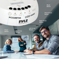 Moniteur de Qualité de l'Air Intérieur Pyle - Santé & Sécurité chez Soi