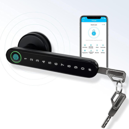 CATCHFACE Smart Lock: Keyless Entry with Fingerprint & App Control - Secure Your Home Today!