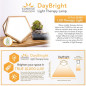 DayBright Light Therapy Lamp: 10,000 Lux, UV-Free, Remote Control, Sustainable Wood Design DayBright Light Therapy Lamp: 10,000 Lux, UV-Free, Remote Control, Sustainable Wood Design