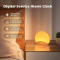 REACHER Sunrise Alarm Clock: Wake Up Naturally with Light & Sound - Bedroom Decor REACHER Sunrise Alarm Clock: Wake Up Naturally with Light & Sound - Bedroom Decor