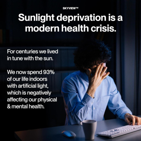 SKYVIEW Wellness Lamp: NASA-Inspired Light Therapy for Enhanced Sleep, Mood & Focus
