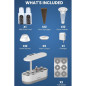 Inbloom Hydroponics Growing System: Indoor Herb Garden Kit with LED Light & Automatic Water Pump - Grow Fresh Herbs & Veggies! Inbloom Hydroponics Growing System: Indoor Herb Garden Kit with LED Light & Automatic Water Pump - Grow Fresh Herbs & Veggies!