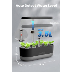 Inbloom 12 Pods Hydroponic Growing System  Easy Indoor Gardening Kit.