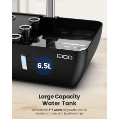 iDOO WiFi Hydroponics Garden: Grow Fresh Herbs & Veggies Indoors - 12 Pods, 6.5L Tank!