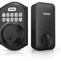 TEEHO TE001 Keyless Entry Door Lock with Keypad - Smart Deadbolt Lock for Front Door with 2 Keys - Auto Lock - Easy Installation