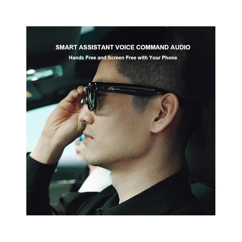 OhO Bluetooth Sunglasses – Polarized, Waterproof, Voice Control
