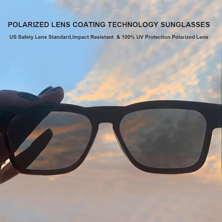 OhO Smart Sunglasses: Polarized Audio Glasses with Voice Control & Open Ear Speakers - Perfect for Outdoors!