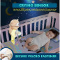 Soothing Baby Sleep Soother: Cry Sensor, Lullabies & Star Projector - Sweet Dreams Guaranteed!