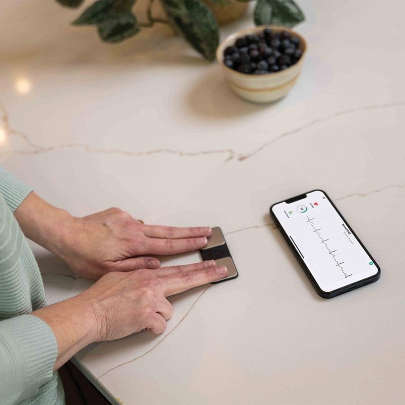 KardiaMobile Personal EKG Monitor - FDA Cleared, Easy-to-Use, Portable Single-Lead Device for Heart Health Monitoring