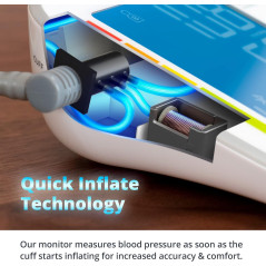 Bluetooth Blood Pressure Monitor with Arm Cuff – Greater Goods