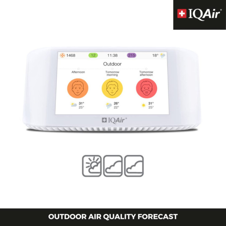 IQAir AirVisual Pro: Smart Air Quality Monitor - Real-Time Data & IFTTT