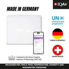 Advanced Air Quality Monitor with VOC, PM2.5, CO2, & Real-Time Alerts | Smart Home Compatible