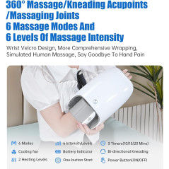 Ehightop Cordless Hand Massager – Relief for Arthritis & Carpal Tunnel