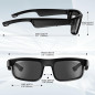 GAXABI Bluetooth Sunglasses: Polarized, Voice Control, and 8-Hour Battery! GAXABI Bluetooth Sunglasses: Polarized, Voice Control, and 8-Hour Battery!