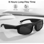 GAXABI Bluetooth Sunglasses: Polarized, Voice Control, and 8-Hour Battery! GAXABI Bluetooth Sunglasses: Polarized, Voice Control, and 8-Hour Battery!