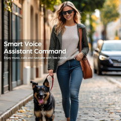 Polarized Bluetooth Sunglasses with Voice Assistant & UV Protection