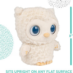 GUND Sleepy Eyes Owl Soother - Calming Plush & Nightlight for Kids