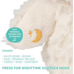 GUND Sleepy Eyes Owl Soother - Calming Plush & Nightlight for Kids