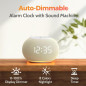 Reacher Sleep Sound Machine Alarm Clock: Auto-Dimming, White Noise, USB Charge, Night Light Reacher Sleep Sound Machine Alarm Clock: Auto-Dimming, White Noise, USB Charge, Night Light