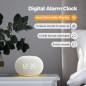 Reacher Sleep Sound Machine Alarm Clock: Auto-Dimming, White Noise, USB Charge, Night Light Reacher Sleep Sound Machine Alarm Clock: Auto-Dimming, White Noise, USB Charge, Night Light
