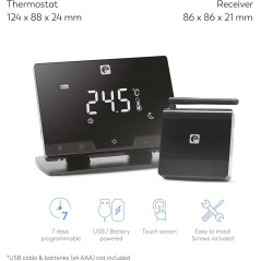 Garza Smart Wi-Fi Thermostat – Programmable, Alexa & Google Compatible