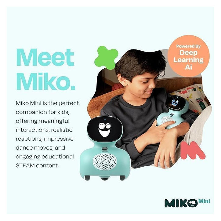 Miko Mini: Your Childs AI Learning Robot - STEAM Education & Fun! Miko Mini: Your Childs AI Learning Robot - STEAM Education & Fun!
