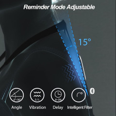 hipee P1 Smart Posture Corrector: Real-Time Feedback, Strapless & App-Controlled for Natural Posture Improvement
