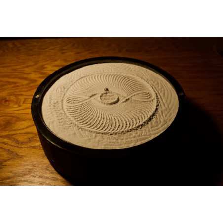 Automatic Zen Garden: Kinetic Sand Art Bowl for Relaxation & Creative Desktop Decor